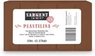 🎨 sargent art plastilina modeling clay, 5-pound, brown: the perfect choice for artists and sculptors logo