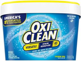 img 4 attached to OxiClean Versatile 3 lb Stain 💪 Remover Powder - Powerful & Effective Solution!