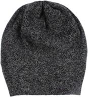 waysoft women's cashmere beanie in a gift box - oversized knit hat logo