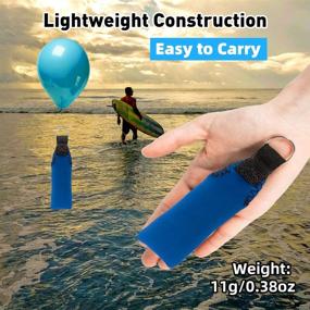 img 1 attached to Floating Neoprene Keychain Rectangle Kayaking