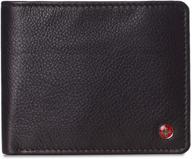 alpine swiss bifold commuter collection: stylish and functional wallets for on-the-go professionals logo