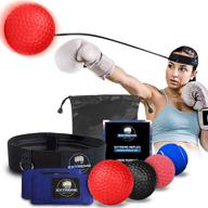 maximize training with extreme reflex boxing reflex ball set - 4 boxing punching ball set with headband for ultimate reflex training - enhance reaction time, hand-eye coordination & punching accuracy logo