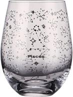 🐟 pisces zodiac wine glass: 15oz stemless constellation glass, perfect astrology gift for women and men логотип