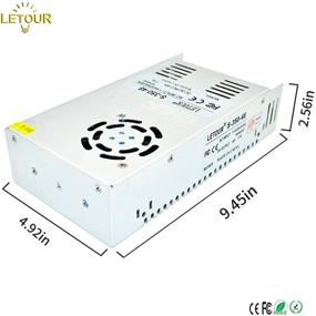 img 1 attached to 💡 LETOUR Power Supply: AC96V~130V to DC 48V 7.3A 350W with EMC, Overcurrent and Overvoltage Protection