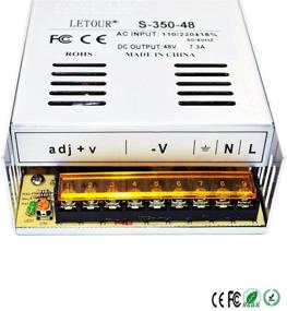 img 3 attached to 💡 LETOUR Power Supply: AC96V~130V to DC 48V 7.3A 350W with EMC, Overcurrent and Overvoltage Protection
