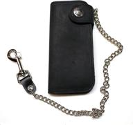 inch deluxe biker wallet chain logo