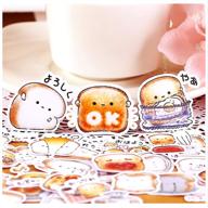 40pcs creative cute bread story/food scrapbooking stickers - decorative sticker diy craft for photo albums - kawaii logo