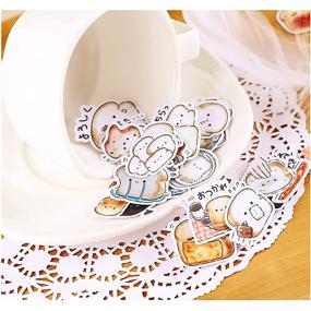 img 1 attached to 40pcs Creative Cute Bread Story/Food Scrapbooking Stickers - Decorative Sticker DIY Craft for Photo Albums - Kawaii