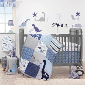 img 1 attached to 🦖 Roar Dinosaur Diaper Stacker: Blue/Gray/White - Stylish and Practical Baby Nursery Organization Solution