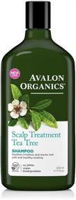 img 2 attached to 🌿 Avalon Organics Tea Tree Scalp Treatment Shampoo and Conditioner: All Natural with Aloe, Lavender, Chamomile and Babassu Oil, Sulfate Free, Paraben Free, Cruelty Free, Vegan (11 fl. oz.)