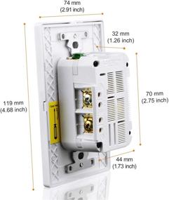 img 1 attached to LEISHEN Screwless Electrical Receptacle with 5-Inch Inclusion