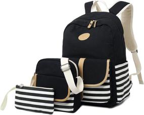 img 4 attached to School Backpack Girls Gazigo Green Backpacks in Laptop Backpacks
