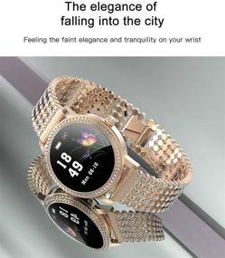 img 2 attached to Diamond Studded Bracelet Pressure Waterproof Compatible