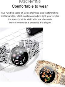 img 3 attached to Diamond Studded Bracelet Pressure Waterproof Compatible