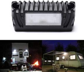 img 4 attached to 🚐 MICTUNING RV Exterior LED Porch Utility Light - High-Output 12V 750 Lumen Awning Lights for Brighter RVs Trailers Campers