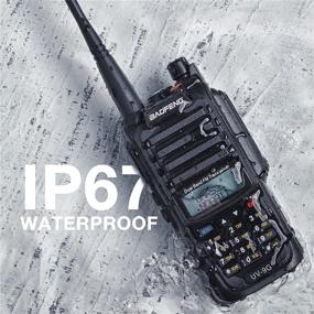 img 3 attached to 📻 BAOFENG UV-9G GMRS Радио: Водонепроницаемый IP67, Большая Дальность, Перезаряжаемый, Двухдиапазонный, Портативный Сканер NOAA - Идеально для использования на открытом воздухе, Подходит для Ретранслятора GMRS, Включен Кабель для программирования.