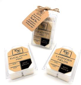 img 4 attached to 🕯️ All Natural Soy Wax Melts (2 Pack) - Long Lasting Fragrances infused with Essential Oil, Handmade in U.S.A., Perfect for Electric/Tealight Warmers - Spa Scented Soy Wax Cubes/Tarts by E&E Company