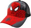 spider cartoon snapback baseball black14 boys' accessories in hats & caps logo