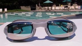 img 1 attached to 🏊 Aguaphile Mirrored Swim Goggles: The Perfect Blend of Comfort, Performance, and Protection