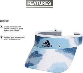 img 3 attached to adidas Match Visor for Women