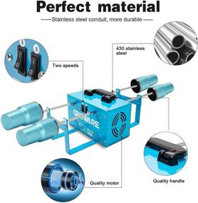 img 1 attached to Gr8ware Cup Turner Kit: Silent Motor, 2 Speeds & Blue Epoxy Cup Turner for Crafts Tumbler