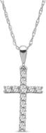 💎 dazzling diamond pendant necklace: exquisite sterling silver girls' jewelry logo