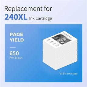 img 1 attached to myCartridge SUPRINT Remanufactured Ink Cartridge Replacement for Canon PG-240XL 240XL, Compatible with PIXMA MG3620 TS5120 MG3520 MX532 MX452 MX472 MX432 MG3122 MG3222 MG2220 MX470 Printers, Black (2-Pack)