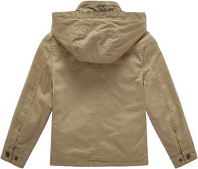 img 3 attached to 🧥 WenVen Boy’s Lightweight Hooded Jacket with Cotton Lining - Ideal Outerwear