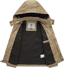 img 2 attached to 🧥 WenVen Boy’s Lightweight Hooded Jacket with Cotton Lining - Ideal Outerwear