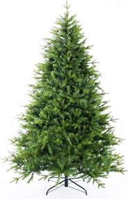 img 4 attached to Premium Real Touch Frasier Grande Artificial Christmas Tree - 5/6/7 FT