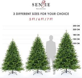 img 3 attached to Premium Real Touch Frasier Grande Artificial Christmas Tree - 5/6/7 FT