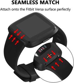 img 1 attached to 🎈 Adepoy Подходят для Fitbit Versa 2 Браслеты - Мягкие Регулируемые Спортивные Заменяемые Ремешки для Женщин и Мужчин, Совместимые с Fitbit Versa/Versa 2/Versa Lite/Versa SE