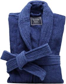img 4 attached to Cotton Comfort: The Ultimate Bathrobe Housecoat for Unmatched Toweling Bliss