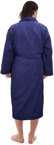 img 2 attached to Cotton Comfort: The Ultimate Bathrobe Housecoat for Unmatched Toweling Bliss
