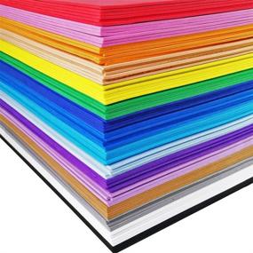 img 3 attached to 🎨 Supla 96 Sheets 16 Colors EVA Foam Handicraft Sheets 2mm Thick Craft Foam Sheets 9x6 Assorted Colorful Crafting Sponge with Stencils Ruler Scissors for Classroom Party Kids Art and Crafts Projects – Enhanced SEO