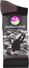 img 3 attached to 🏒 Ultimate Hockey Gift: MadSportsStuff Crew Length Hockey Socks for Boys or Men!