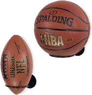 black metal rack set of 2 - wallniture palla ball organizers and storage for soccer ball & basketball логотип