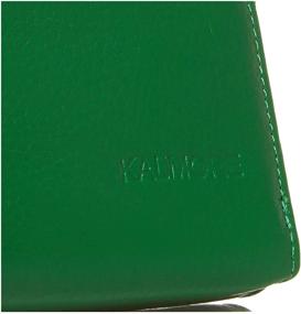 img 2 attached to 💼 Stay Protected and Organized with KALMOR Leather Double Zipper Wallets: RFID Blocking Purse for Women with Coin Pocket