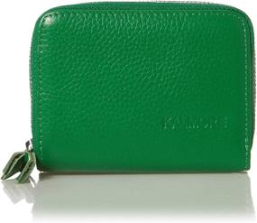 img 4 attached to 💼 Stay Protected and Organized with KALMOR Leather Double Zipper Wallets: RFID Blocking Purse for Women with Coin Pocket