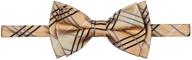 🎀 retreez tartan styles microfiber pre tied bow ties for boys' accessories logo