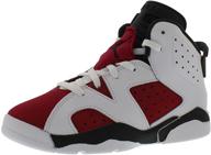 👟 jordan preschool air 6 retro ps 384666 106 carmine 2021 - size: the ultimate sneaker for active kids logo