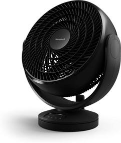 img 4 attached to Honeywell HF715 Turbo Force Floor Fan - Small, Black - Oscillating Personal Fan for 🌬️ Home or Office with Remote Control - Enhanced LED Control Panel, 3 Speeds & 90° Pivot