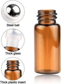 img 1 attached to Convenient Refillable Aromatherapy Rollerball Bottles: The Essential Way to Enhance Your Well-being