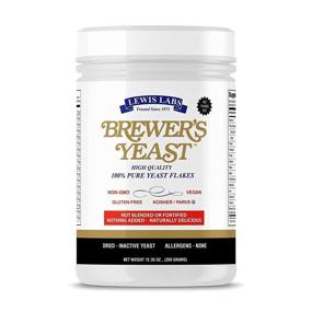 img 4 attached to 🍼 Enhance Breast Milk Production with Brewers Yeast Flakes - Lactation Cookie Supplement for Nursing Mothers (1 Pack) - Non Fortified, Unsweetened - Kosher, Gluten Free, Non GMO, Vegan, Plant Based Protein Powder