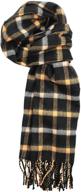 🧣 achillea classic cashmere tartan checked scarves & wraps: must-have women's accessories logo