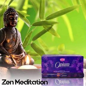 img 2 attached to HEM Opium 100 Incense Sticks - Pack of 100 Sticks (5 packs of 20 sticks each)
