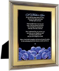 img 1 attached to Sentimental Blue Roses and Heartwarming Mom Poem: Perfect Mother's Gift for Christmas or Birthday!