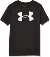 👕 under armour boys' tech big logo tee for gym, short sleeve workout shirt logo