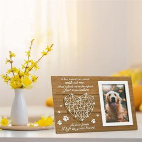 img 3 attached to 🐾 Paw Prints in Our Hearts - Pet Memorial Frame, Sympathy Gift for Loss of Dog or Cat