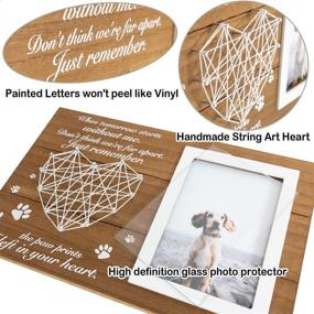 img 1 attached to 🐾 Paw Prints in Our Hearts - Pet Memorial Frame, Sympathy Gift for Loss of Dog or Cat